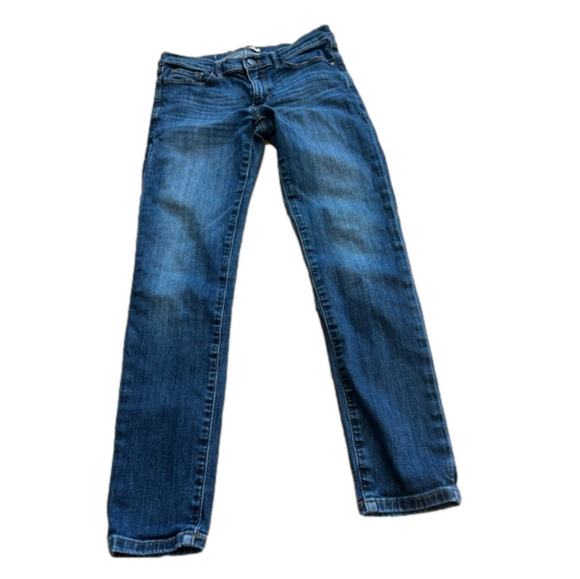 Banana Republic Denim - Banana Republic Premium Denim Blue Skinny Ankle Jeans Size 27